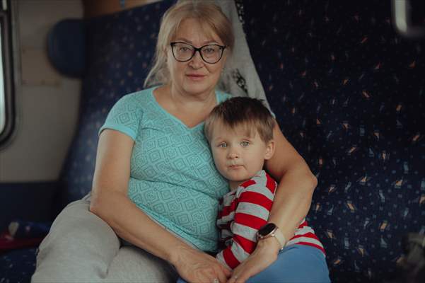 Humanitarian train organised by Slovak Rail Company to bring out civilians fleeing Ukraine
