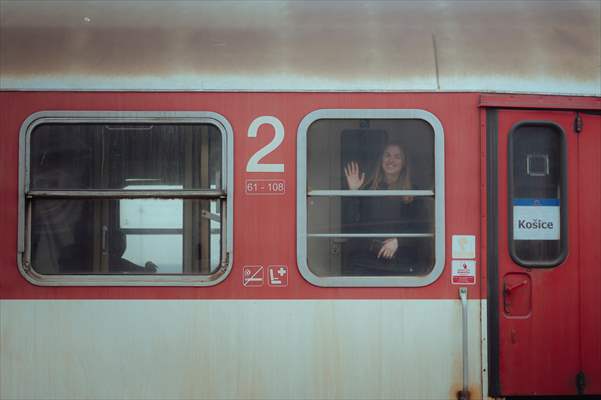 Humanitarian train organised by Slovak Rail Company to bring out civilians fleeing Ukraine