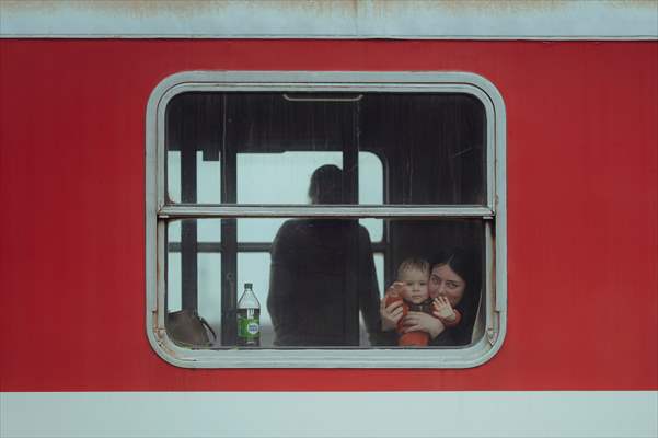 Humanitarian train organised by Slovak Rail Company to bring out civilians fleeing Ukraine