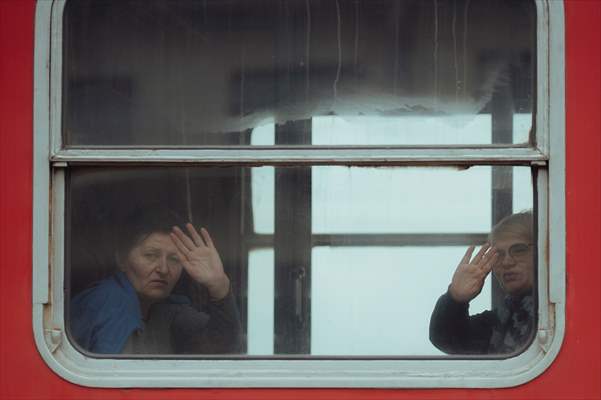 Humanitarian train organised by Slovak Rail Company to bring out civilians fleeing Ukraine