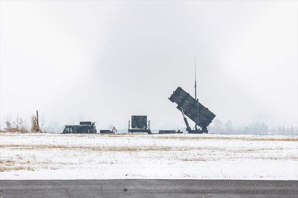 Patriot missile batteries in Poland-Ukraine border