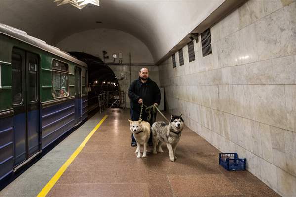 Kharkiv Metro Station in Ukraine