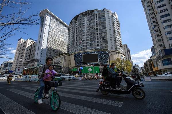 Cylindrical building in China's Kunming