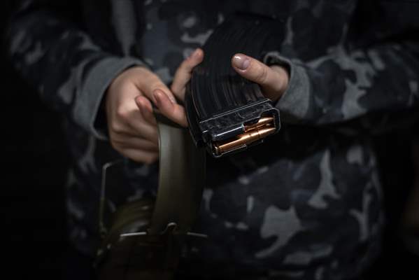 Volunteers' military training in Czech Republic's Brno