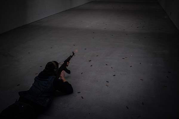 Volunteers' military training in Czech Republic's Brno