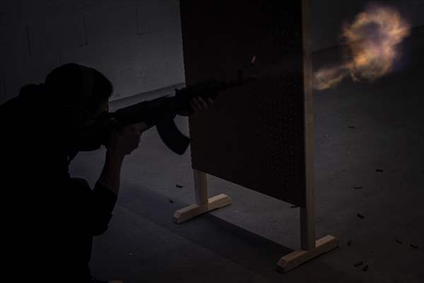Volunteers' military training in Czech Republic's Brno