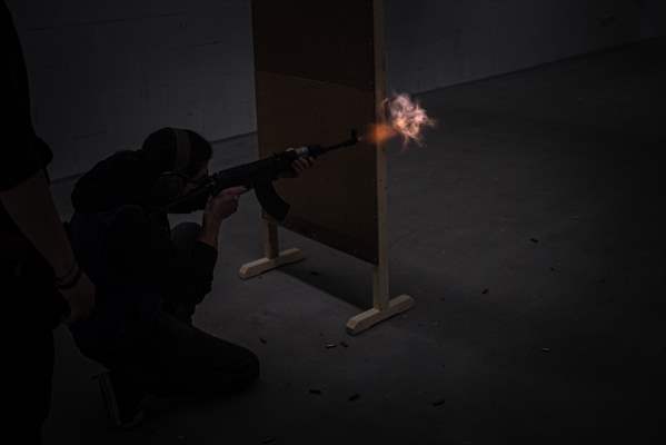 Volunteers' military training in Czech Republic's Brno