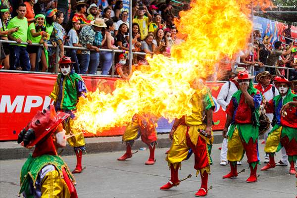 Barranquilla carnival in Colombia