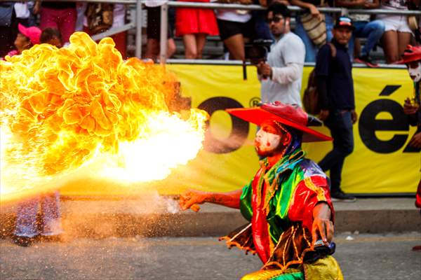 Barranquilla carnival in Colombia
