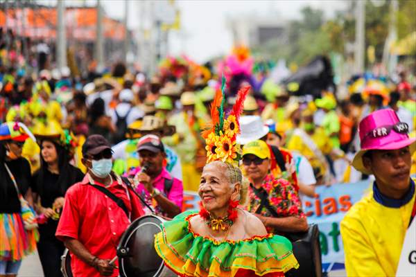 Barranquilla carnival in Colombia