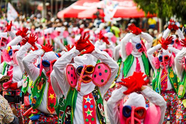 Barranquilla carnival in Colombia