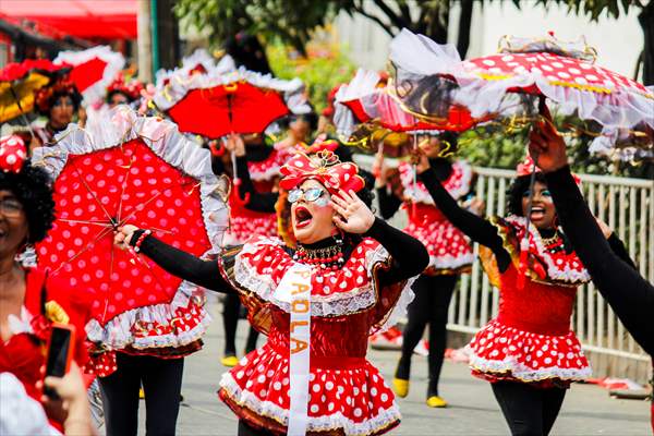 Barranquilla carnival in Colombia