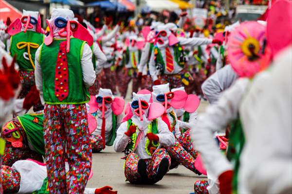 Barranquilla carnival in Colombia