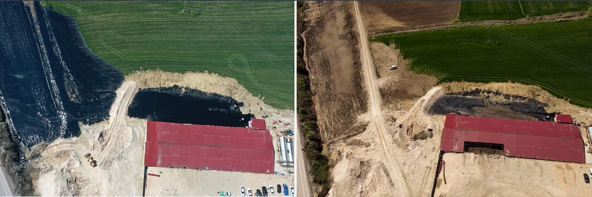 Edirne'de deposundan tarım arazilerine zift yayılan şirketin faaliyetleri durduruldu
