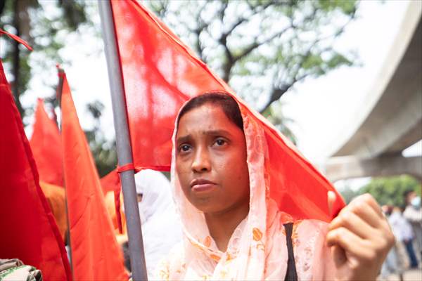 Bangladeshi workers rally in Dhaka to mark May Day