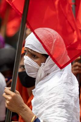 Bangladeshi workers rally in Dhaka to mark May Day