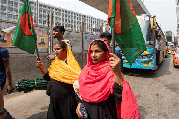 Bangladeshi workers rally in Dhaka to mark May Day