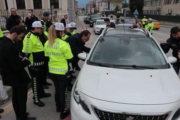 Bolu'da "Yayalar İçin 5 Adımda Güvenli Trafik" uygulaması yapıldı