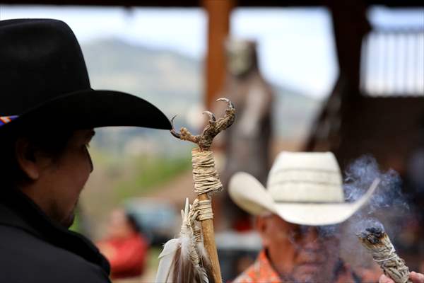 Commemoration ceremony marking the anniversary of Kamloops unmarked graves