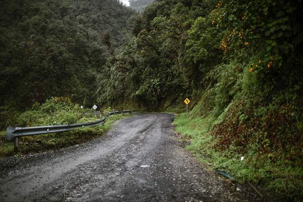 Colombia's most infamous road, Trampoline of Death