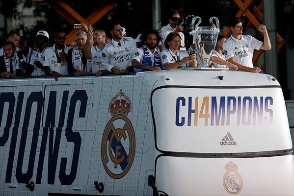 Real Madrid celebrate 14th Champions League win