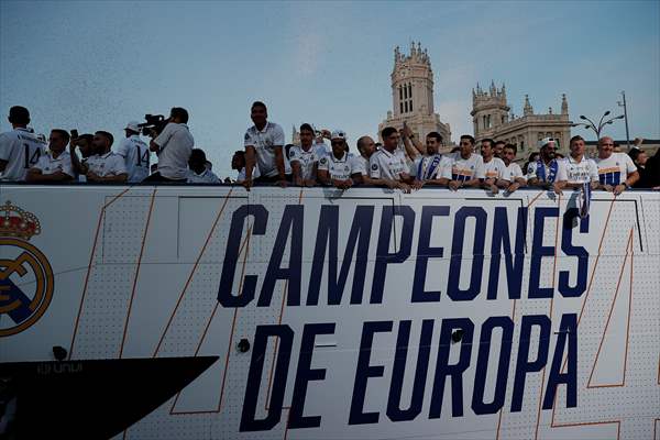 Real Madrid celebrate 14th Champions League win