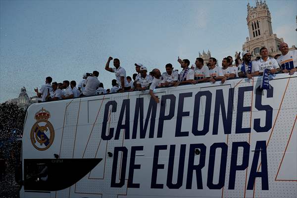 Real Madrid celebrate 14th Champions League win