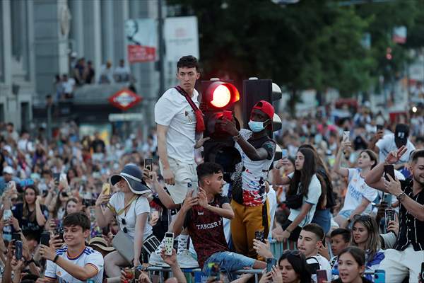 Real Madrid celebrate 14th Champions League win