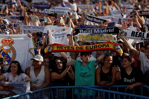 Real Madrid celebrate 14th Champions League win