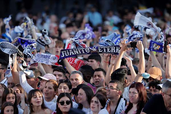 Real Madrid celebrate 14th Champions League win