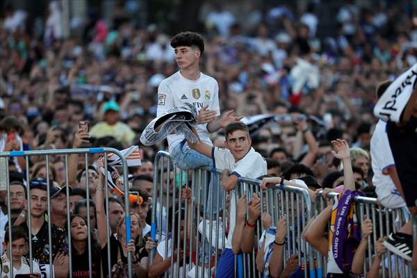Real Madrid celebrate 14th Champions League win