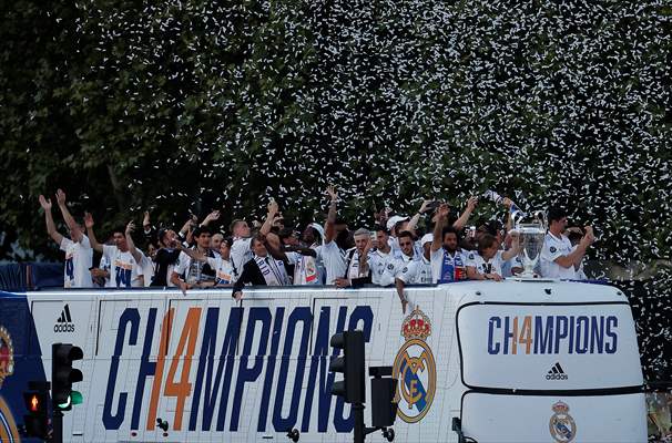 Real Madrid celebrate 14th Champions League win