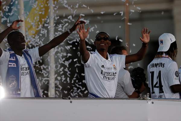 Real Madrid celebrate 14th Champions League win