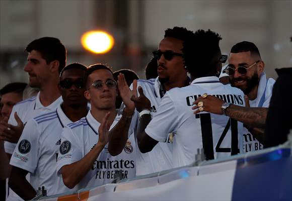 Real Madrid celebrate 14th Champions League win