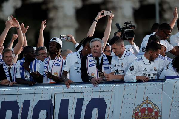 Real Madrid celebrate 14th Champions League win