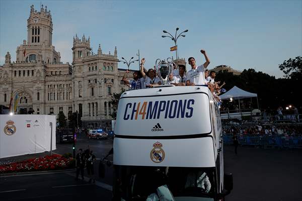 Real Madrid celebrate 14th Champions League win
