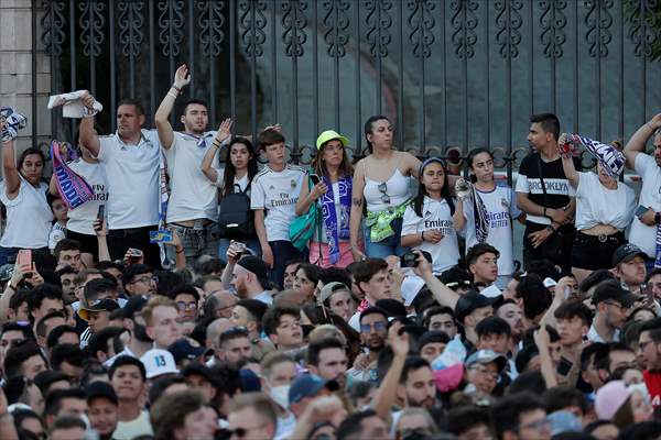 Real Madrid celebrate 14th Champions League win