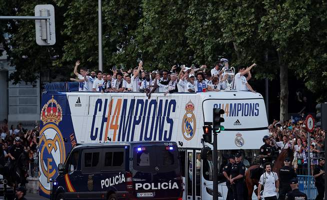 Real Madrid celebrate 14th Champions League win
