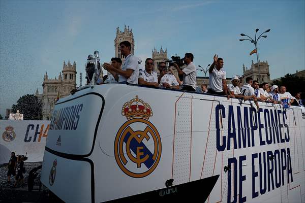 Real Madrid celebrate 14th Champions League win