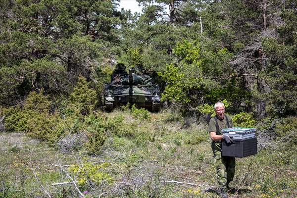 NATO military drill in Gotland