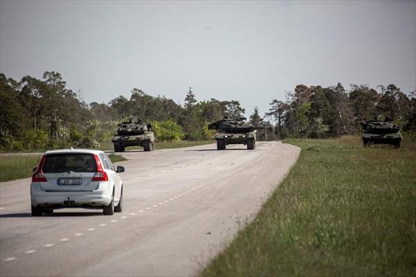 NATO military drill in Gotland