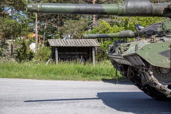 NATO military drill in Gotland