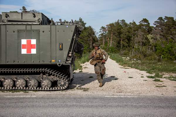 NATO military drill in Gotland