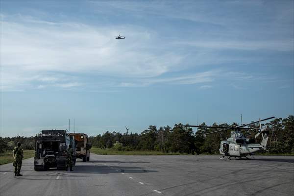 NATO military drill in Gotland