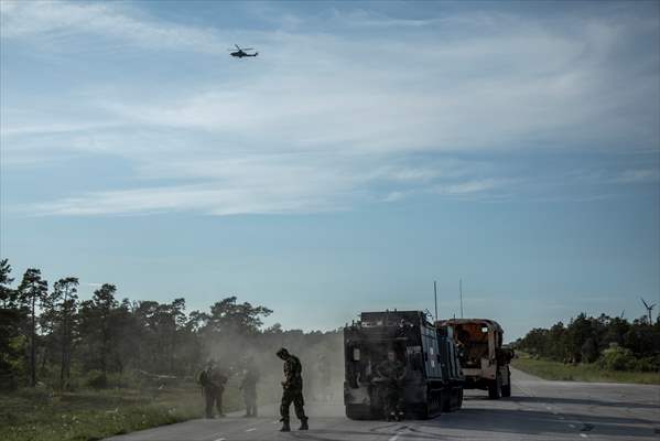 NATO military drill in Gotland