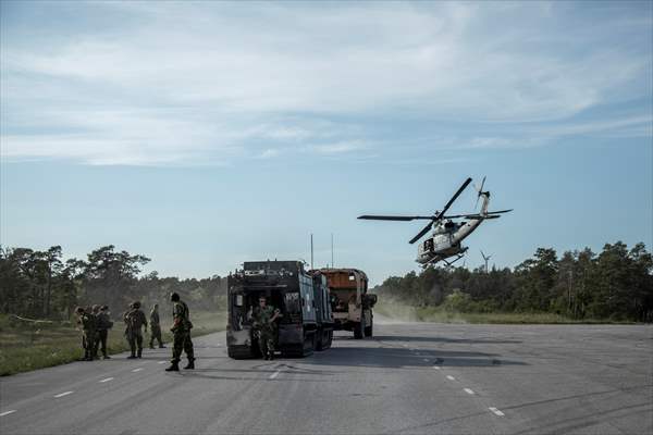 NATO military drill in Gotland