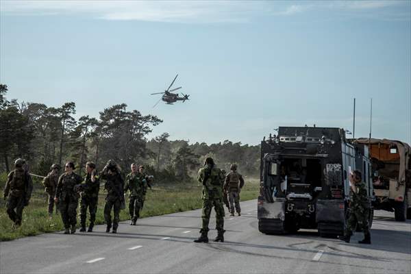 NATO military drill in Gotland