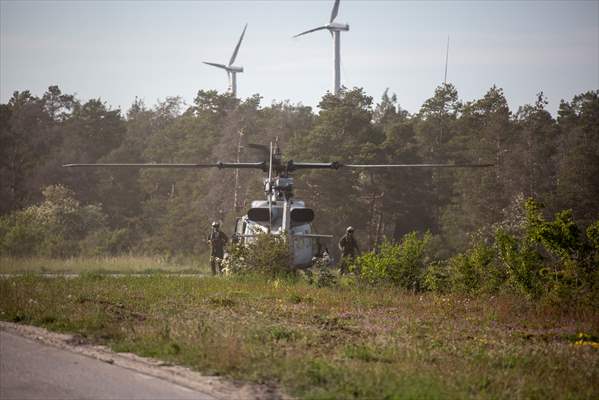 NATO military drill in Gotland