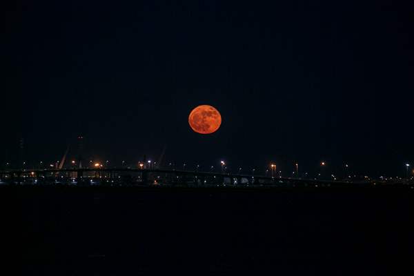 Full moon in Tunisia