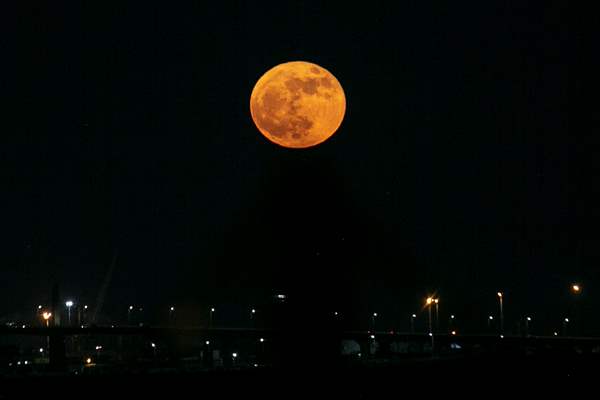 Full moon in Tunisia